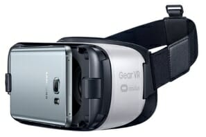 a virtual reality goggles with a camera