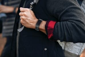 a person wearing a watch
