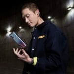 News: Samsung Galaxy Fold a man holding a cell phone
