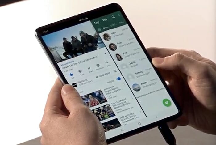 galaxy fold multitasking