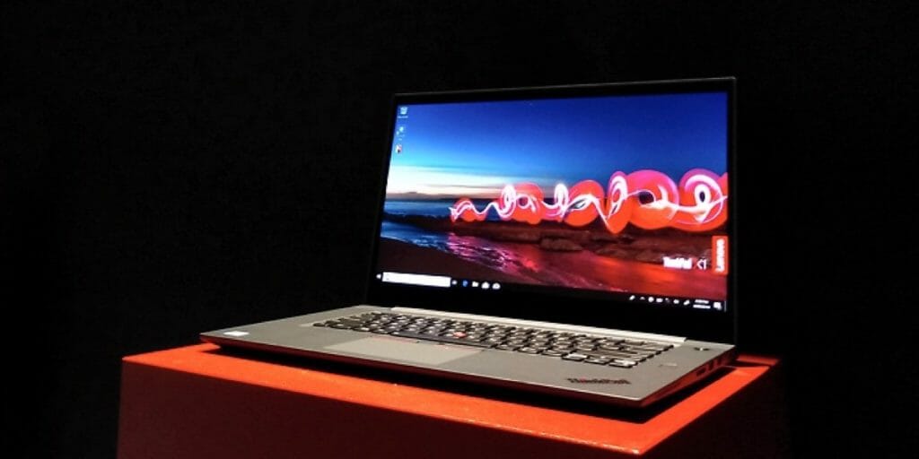 Lenovo ThinkPad on display at IFA2018. {Tech} for Travel. https://techfortravel.wpengine.com