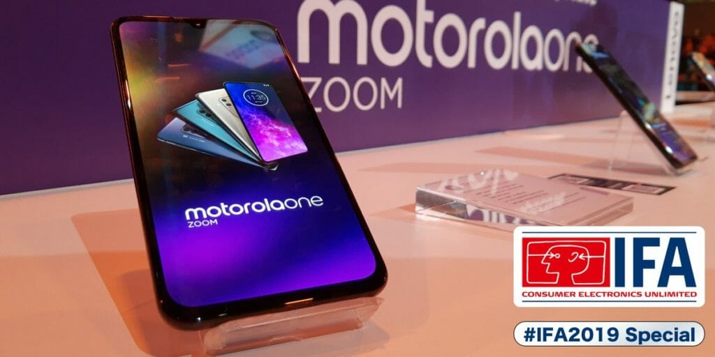 Moto Zoom at Tech Life during IFA 2019