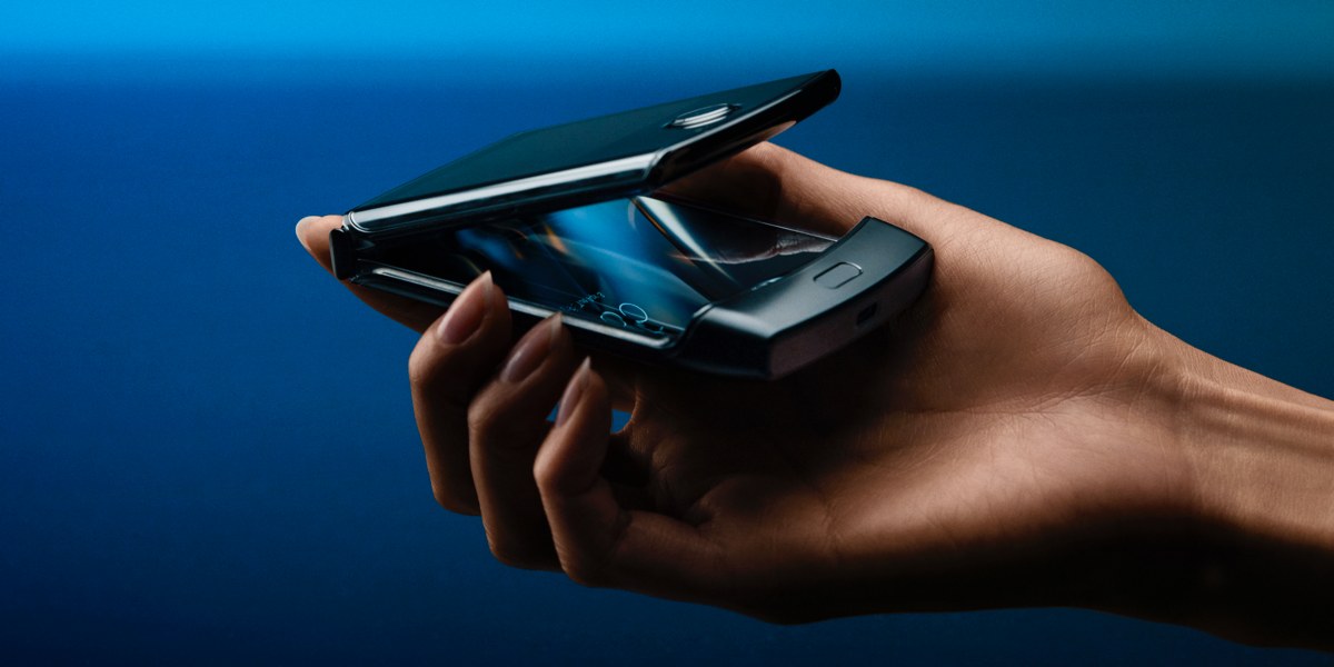 Motorola Razr is the Foldable Smartphone We Really Wanted razr smartphone being opened.