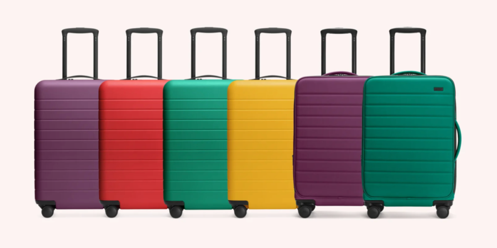 New Away Luggage colours.