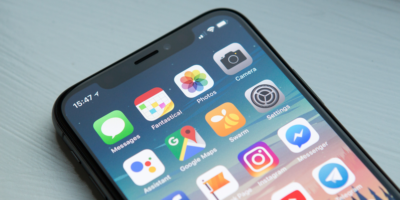 Maps App on smartphone.