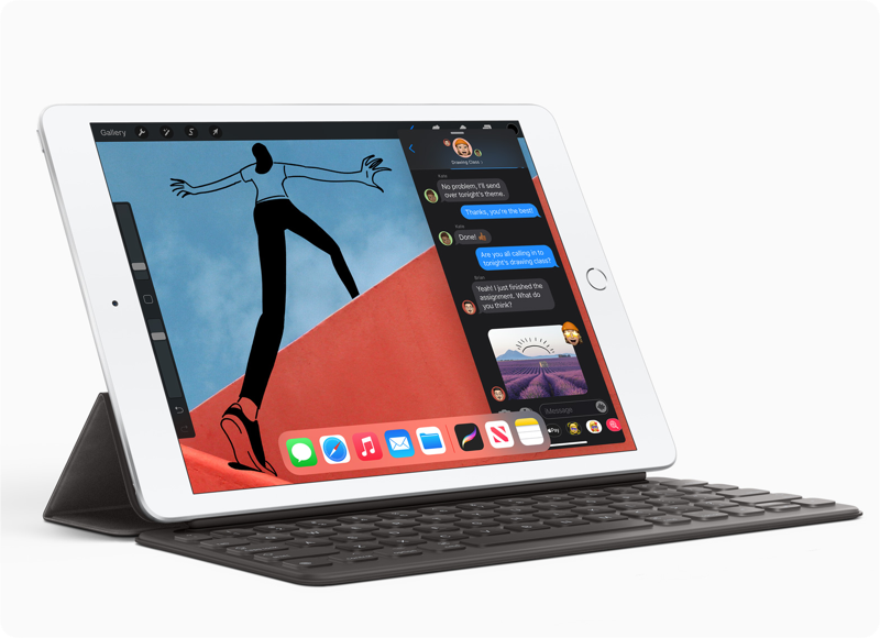 iPad 8th gen works with Smart connector keyboard. {Tech} for Travel. https://techfortravel.co.uk