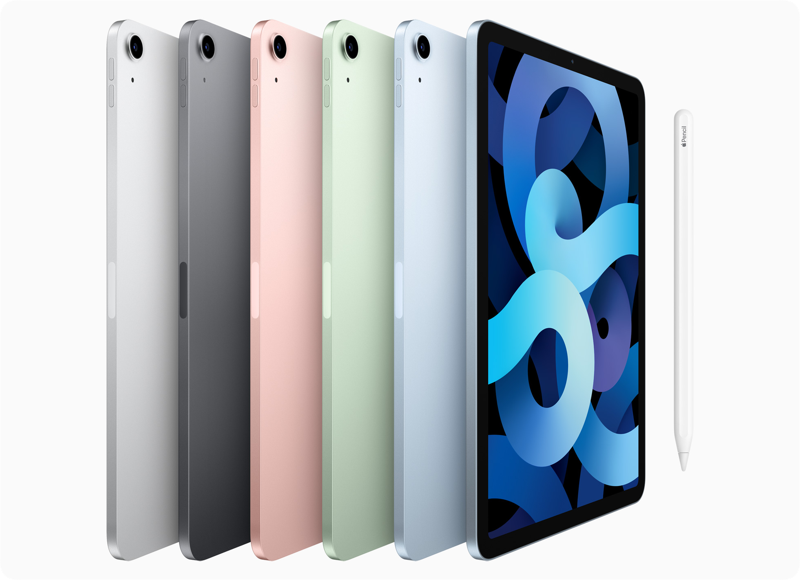 Apple iPad Air 2020 comes in 5 different colours in the specifications. {Tech} for Travel. https://techfortravel.co.uk