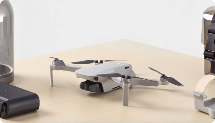 a drone on a table