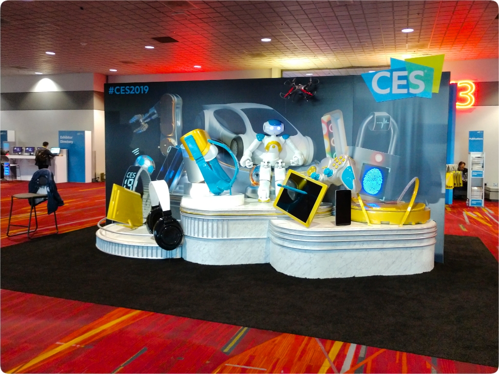 CES entrance at the Las Vegas Convention Center 2019. {Tech} for Travel. https://techfortravel.co.uk