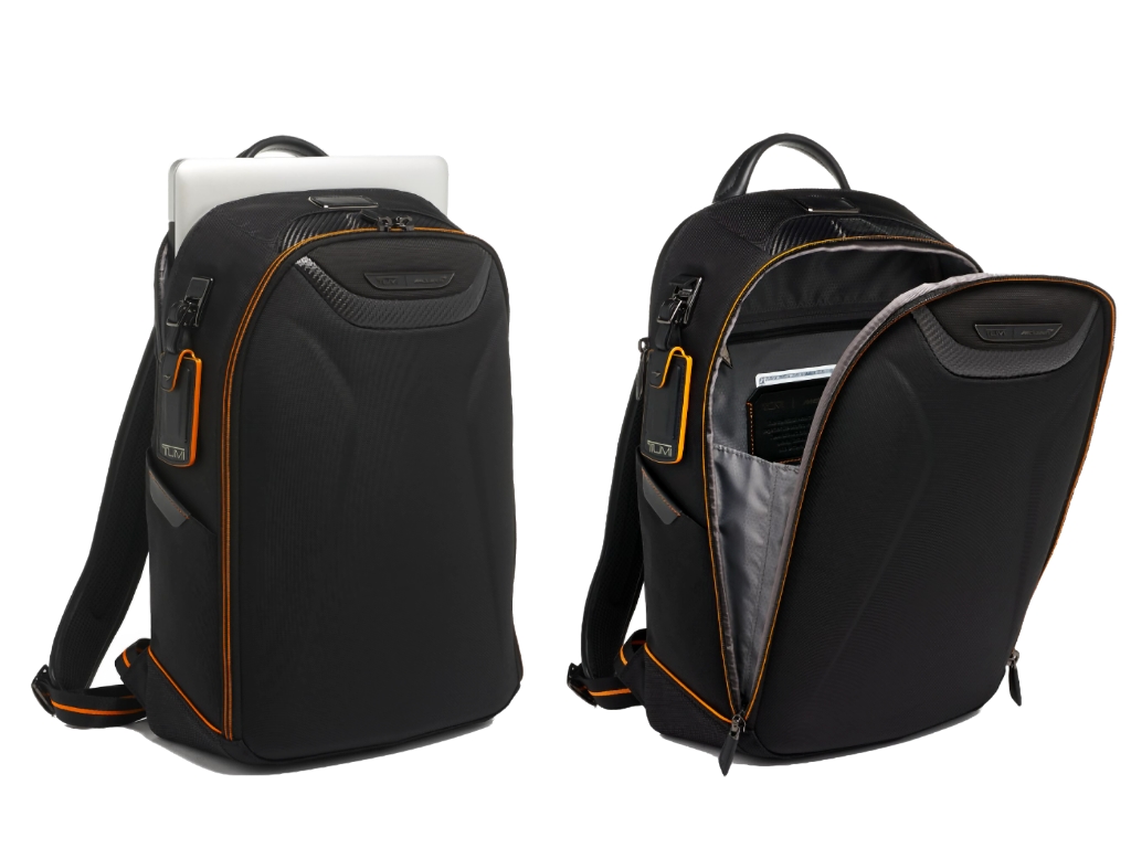 F1 McLaren backpack from TUMI collection. {Tech} for Travel. https://techfortravel.co.uk