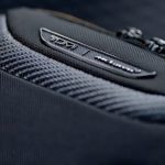 New TUMI & McLaren Premium 9-Piece Luggage Collection is Stunning a close up of a black bag