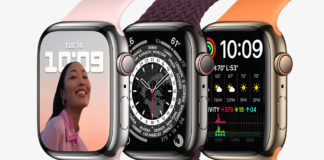 Apple Watch Series 7 comes with a Larger Always On Display a close up of a smart watch