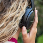 Bose Aims to Regain the Top Spot with its New QC45 Headphones a person wearing headphones
