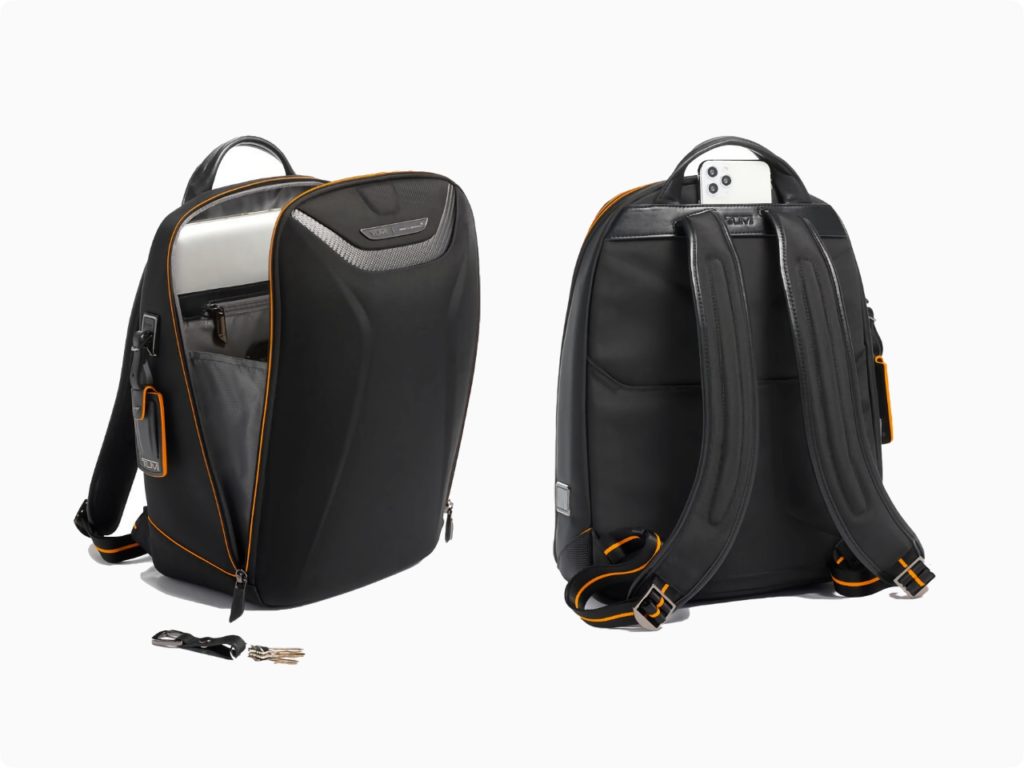 TUMI | McLaren 2022 Luggage Collection Halo backpack. {Tech} for Travel. https://techfortravel.co.uk