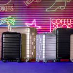 Best Travel Tech Deals: Away Black Friday up to 40% Sale is Happening Now a group of luggage on a blue surface