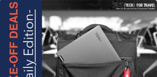 Daily Travel Tech Deals: Amazon Spring Sale is Now On a laptop in a bag