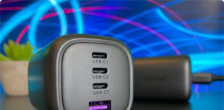 UGREEN 100W Charger Review – Smart & Speedy GaN Power a close up of a usb port