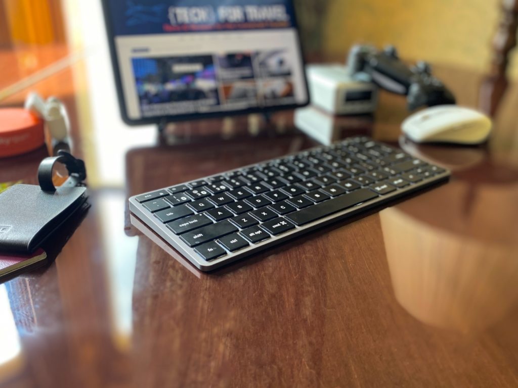 Best travel bluetooth keyboard 2022, Satechi X1 Slim. {Tech} for Travel. https://techfortravel.co.uk