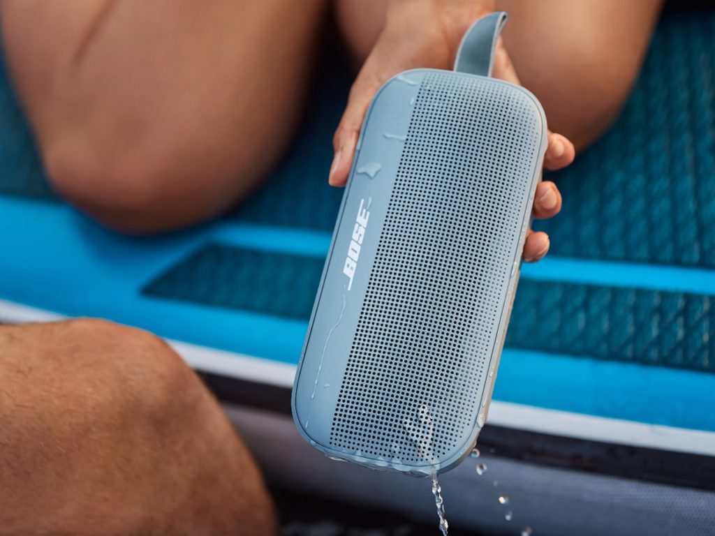 Bose SoundLink Flex Speaker is IP67 waterproof rated. {Tech} for Travel. https://techfortravel.co.uk