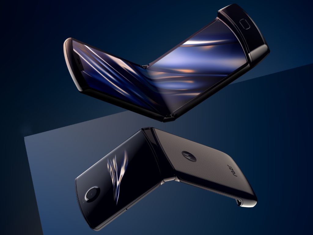Motorola RAZR foldable smartphone.