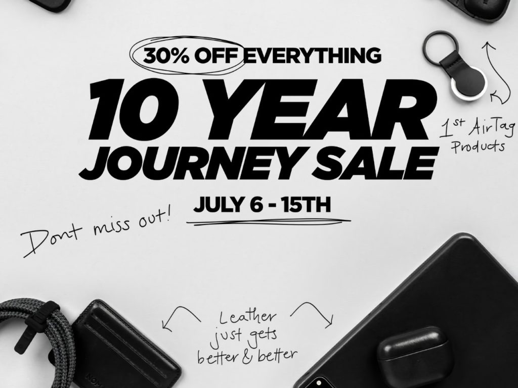 Get 30% off site wide with the Nomad 10 Year Anniversary Sale. {Tech} for Travel. https://techfortravel.co.uk