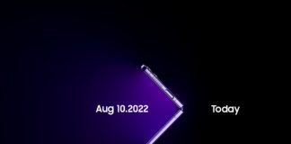 Samsung Unpacked Event August 2022 – Date Confirmed a cell phone with a purple background
