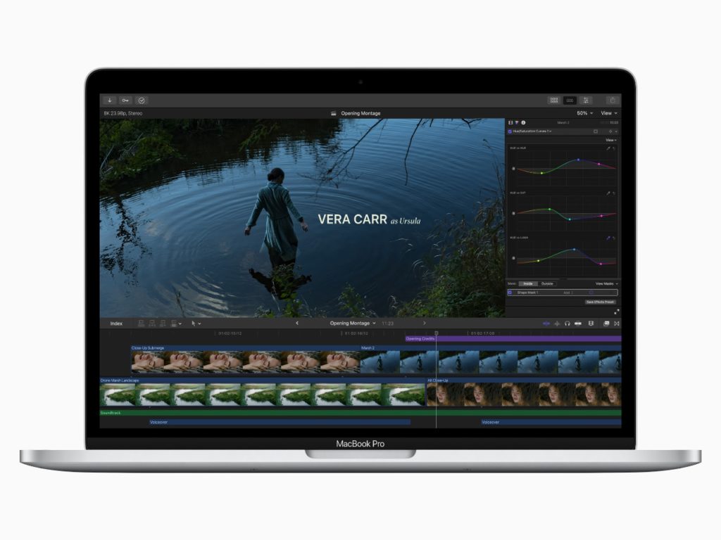 Apple 13-inch MacBook Pro M2 running Final Cut Pro. {Tech} for Travel. https://techfortravel.co.uk