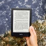 Ocean-bound Plastics make up the new Rakuten Kobo Clara 2E for a more Eco-conscious e-Reader a hand holding a tablet