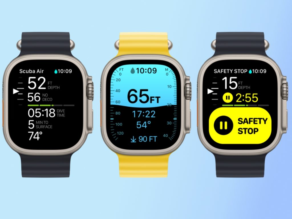 a group of smart watches
