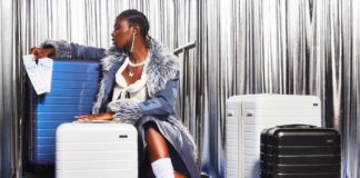 Glam Up your Holiday Travel with the New Away Y2K Luggage Collection Away Y2K luggage collection.