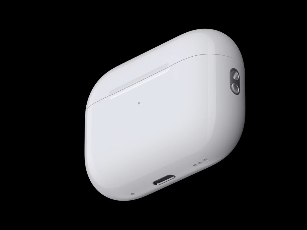 Apple Airpods Pro 2nd gen Charging Case with Find My support.  {Tech} for Travel.  https://techfortravel.co.uk
