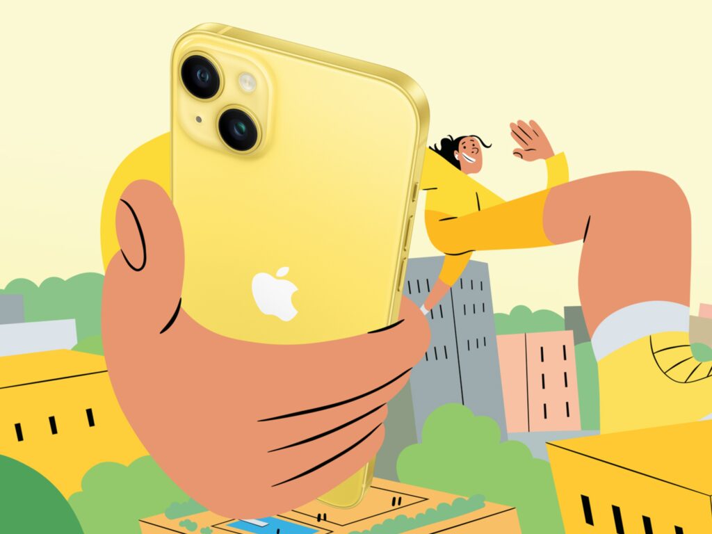 Yellow Apple iPhone 14 Plus