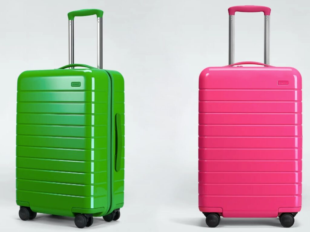 Limited Edition Away Neon Collection Carry On.  {Tech} for Travel.  https://techffortravel.co.uk
