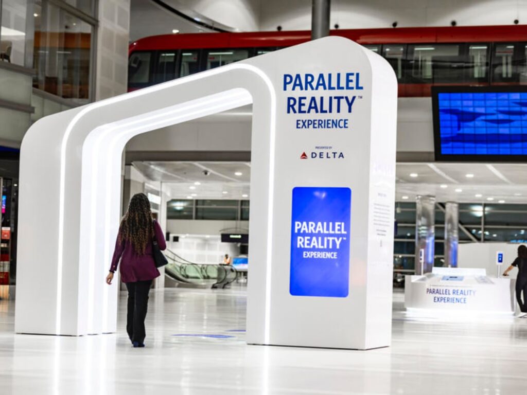 Delta Parallel Reality Experience.  {Tech} for Travel.  https://techfortravel.co.uk