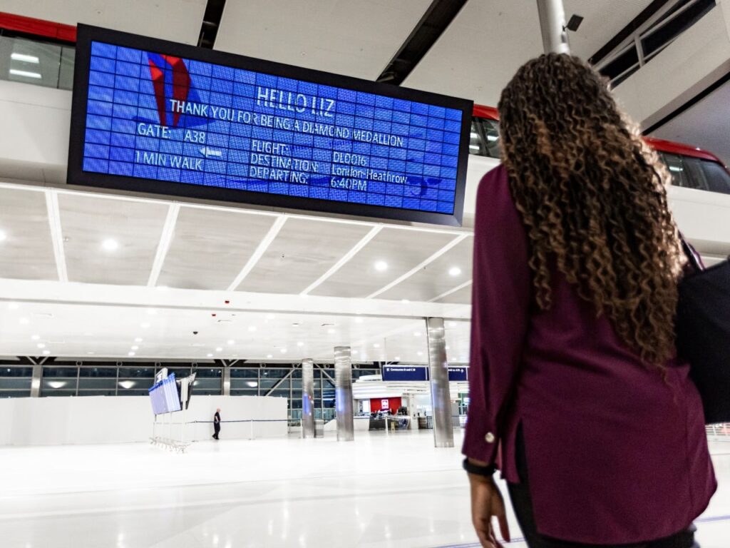 Delta Parallel Reality Personal display.  {Tech} for Travel. https://techfortravel.co.uk