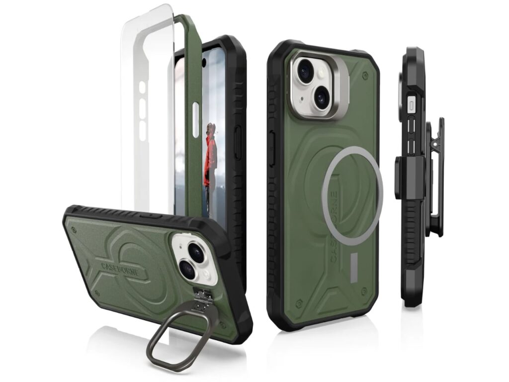 Accessories for Apple iPhone 15.  Caseborne Case iPhone 15 cases.  {Tech} for Travel. https://techfortravel.co.uk