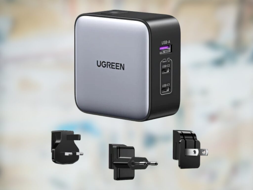 UGREEN 65w Travel adapter.  Best Travel Gadgets 2023.  {Tech} for Travel. https://techfortravel.co.uk