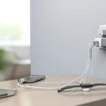 CES 2024: Scosche PowerVolt Charger Powers More Devices, Faster a cell phone charging on a table