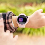 CES 2024: Create Tech Adventures for Kids with the myFirst Fone R2 & Camera 50 a person wearing a pink watch. CES 2024 myFirst Fone R2