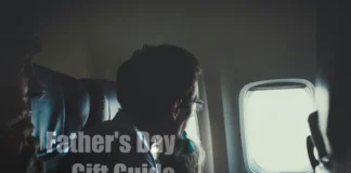Jetsetter Essentials: 15 Father’s Day Gifts for the Globetrotting Dad a man and child looking out of an airplane window. Father's Day Gift Ideas