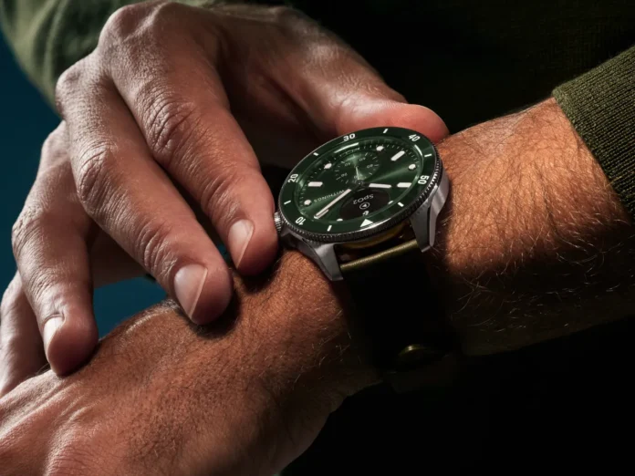 a person's hand with a watch on his wrist