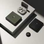 Moto Tag by Motorola: a New Go-To Android Tracker for Travel a group of objects on a white surface. Moto Tag