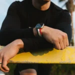 Nomad Goods Summer Launches are for the Sports and Apple Fans a man wearing a watch. Nomad Goods