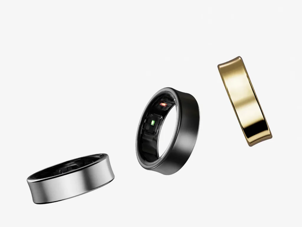 a group of rings with different colors. Samsung Galaxy Ring.  {Tech} for Travel. https://techfortravel.co.uk