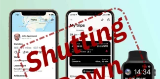 App in the Air Shuts Down almost Immediately a screenshot of a smart watch. App in the Air Shuts Down