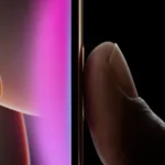 Apple iPhone 16 Series Specifications & Overview a finger touching a phone. Apple iPhone 16 Pro