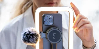 ShiftCam SnapSeries turns your Phone into a Portable Studio a woman holding a camera. Best of IFA 2024. IFA 2024 News. ShiftCam Snapseries. {Tech} for Travel. https://techfortravel.co.uk