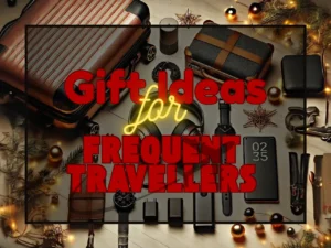 a group of luggage on a table. Christmas Gift Ideas