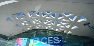 CES 2026 details: when, where & what to Expect a large building with a large roof