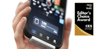 CES 2025 News: Meet PLANCK the Tiny SSD Set to Revolutionize Content Storage a person holding a cell phone